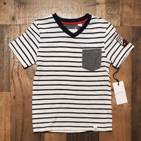 New Paper denim & cloth / Free Planet Nautical Boys Tee T-shirt lot Size 6 NWT - Picture 3 of 4